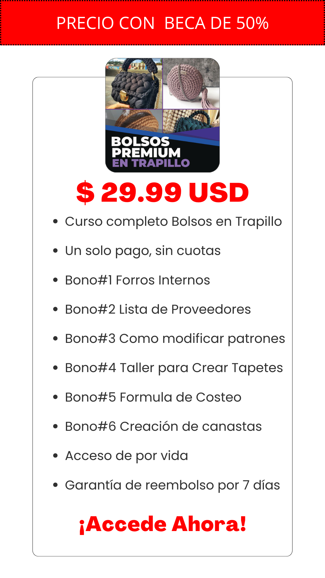 Lista de Precios Nuestros Servicios Belleza Minimalista Naranja